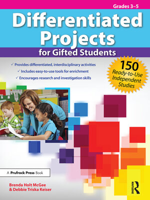 cover image of Differentiated Projects for Gifted Students
